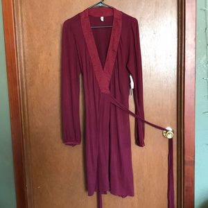 NWT Joie Think of You Wrap Tie Dress Large